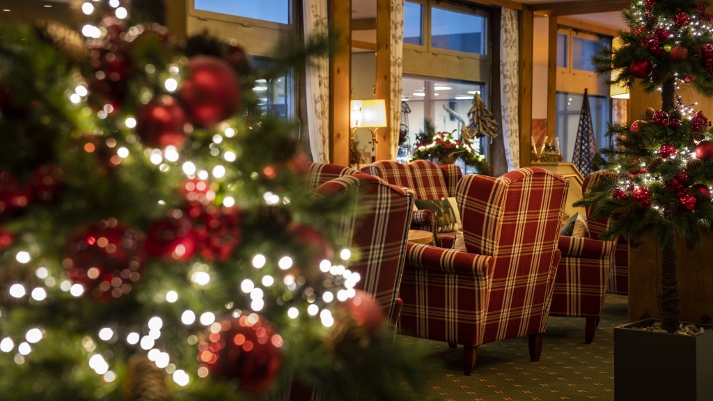 Sonnenhof Lam Weihnachtslobby
