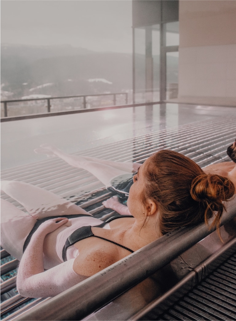 Sonnenhof Lam Pool mit Aussicht