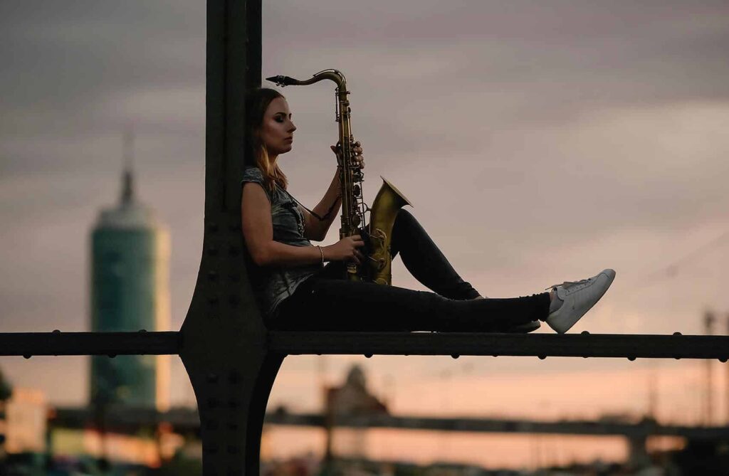 Saxophonistin