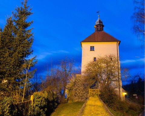 Der historische Blasturm in Schwandorf