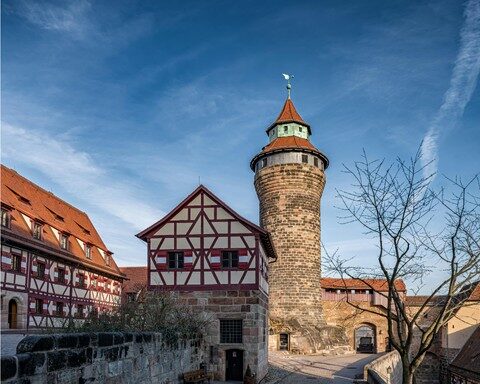 Die Kaiserburg in Nürnberg