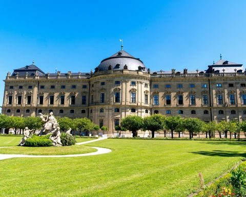 Würzburger Residenz mit Hofgarten