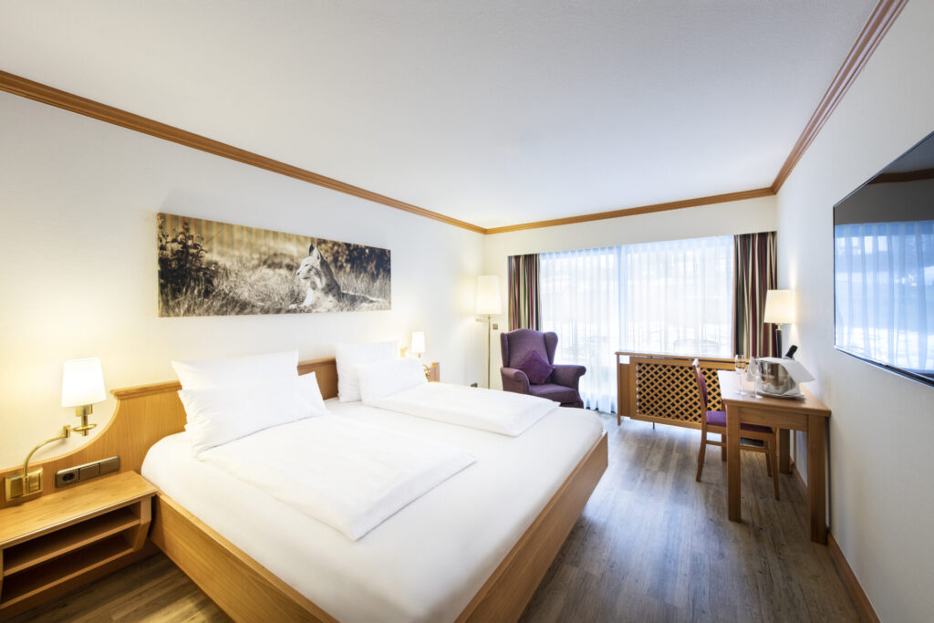 Standard Doppelzimmer im Sonnenhof im bayerischen Wald