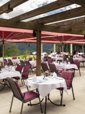 Restaurantterrasse_Hotel Sonnenhof Lam